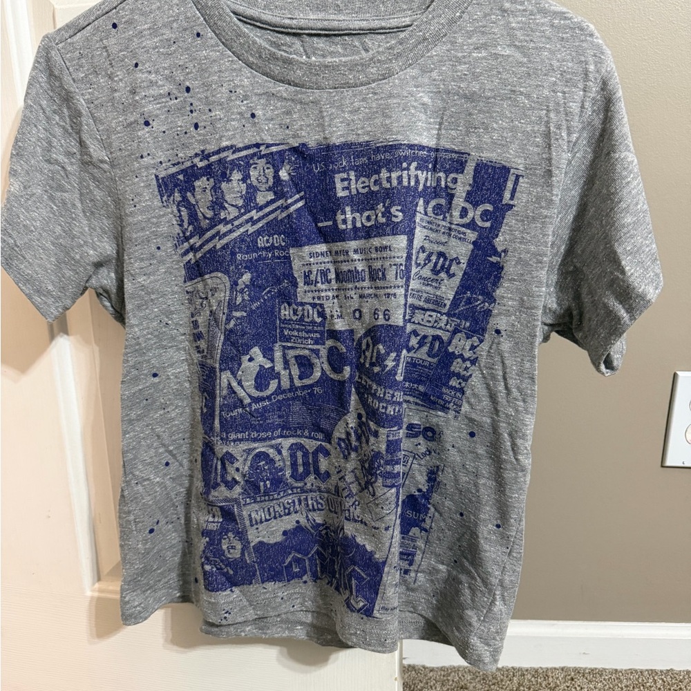 AC/DC Gray Graphic T-Shirt
